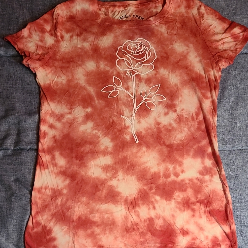 Classic Crew Tie-Dye Rose T-Shirt
